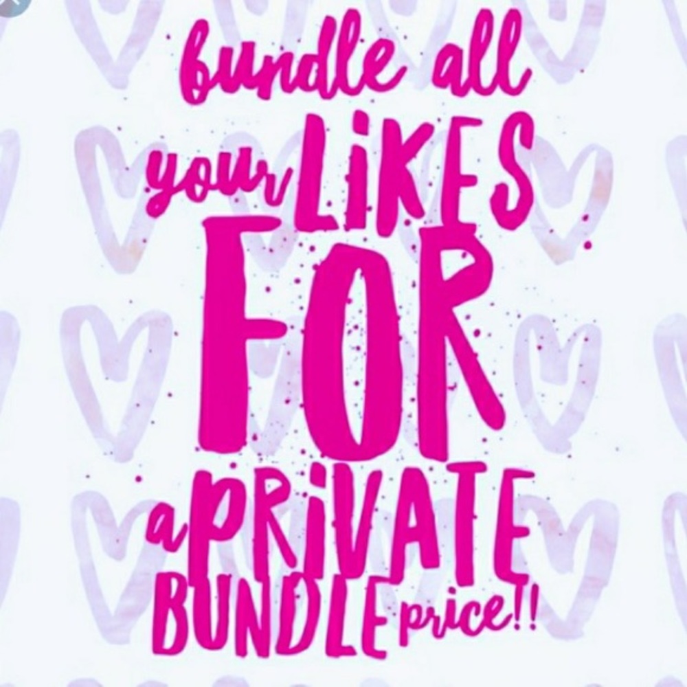Bundles Receive a private, generous discount!